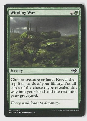 Winding Way 193 Common Modern Horizons Magic: The Gathering Near Mint