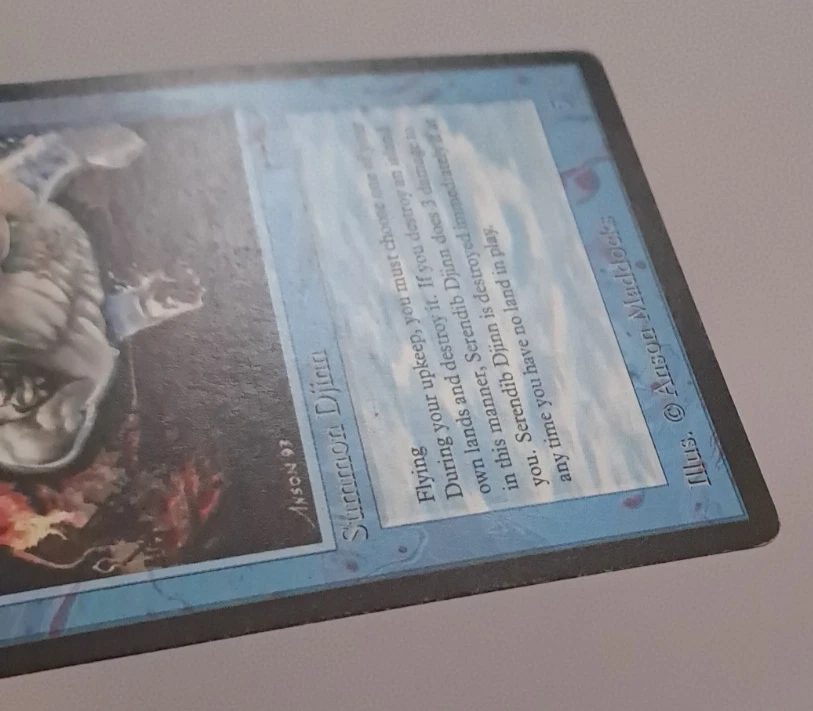 Serendib Djinn MP Arabian Nights MTG Magic the Gathering - Image 4 of 4