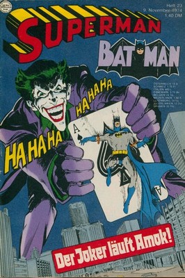 Superman und Batman Nr. 23 - Ehapa (1974) Zustand 1-2