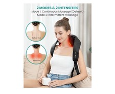Nekteck Neck Massager, Cordless 6D Shiatsu Neck and Back Massager, Neck Massa...