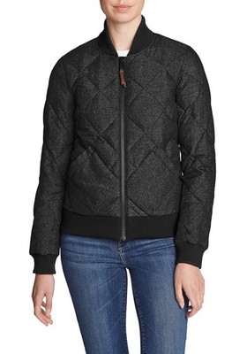 Eddie Bauer Damen Jacke Original Skyliner Freizeitjacke, Dunkelgrau, S