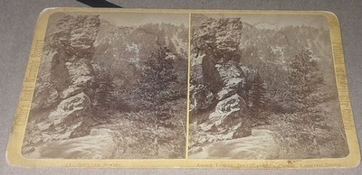 Collier Colorado Stereoview Boulder Series Above Lower Toll Gate in Canon
