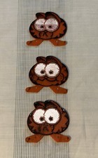 Lot of 3 Vintage 1978 United Feature Syndicate Garfield the Cat Bike Reflectors