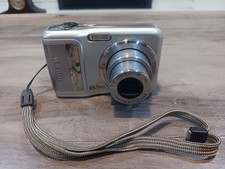 Fujifilm FinePix A850 Digital Camera 8.1MP Silver Tested WORKS 2 Batteries
