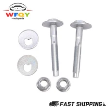 2x Lower Rear Suspension Toe Alignment Eccentric Bolt Nut Kit for VW AUDI