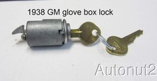 1938 Chevrolet Cadillac Pontiac Oldsmobile Glove Box Lock With Keys And Parts