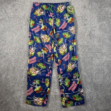 Rick and Morty Pajama Pants M Merry Rickmas Sleep Drawstring Christmas Lounge