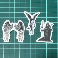 ST420 Banksy Sticker Seal Art Painting Set of 3 Fallen Angel