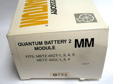 Quantum Battery 2 Module MM Boxed Accessory Fits Metz 45CT 45CL