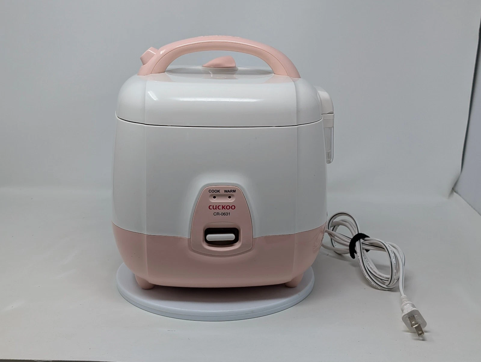 Cuckoo CR-0631 Rice Cooker 6 Cups 3 Liters 3.2 Quarts Pink Rose HTF TESTED WORKS