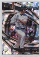 2020 Panini Select Premier Cracked Ice Prizm /25 Matt Olson #152 o7m