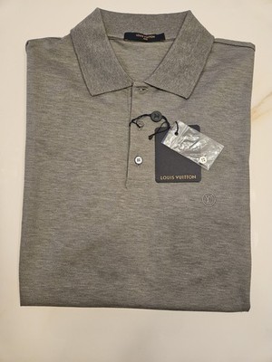Louis Vuitton Poloshirt, Grau, Größe 4L, Neu