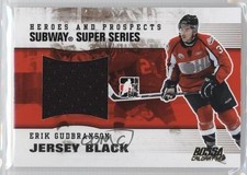 2009 ITG Heroes and Prospects Jersey Black Bossa Calgary 1/1 Erik Gudbranson 2a8