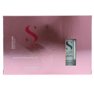 Alfaparf Milano Semi Di Lino Moisture Nutritive Essential Oil 0.44 oz 6 Pack