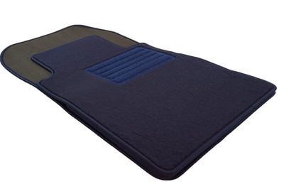 Genuine Lengenfelder Velour Floor Mats for Mercedes Benz W124 S124 E-Class BLUE