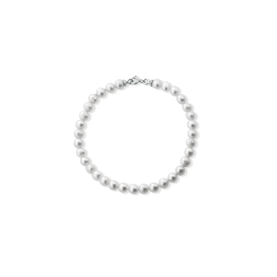 Bracciale Donna Hiriwa Perle Naturali Coltivate Argento MADE IN ITALY BR0101-G