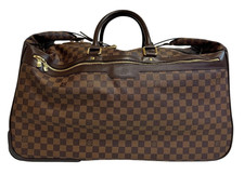 Auth Louis Vuitton N23203 Eor 60 Brown Damier Travelling Boston Bag LV F/S