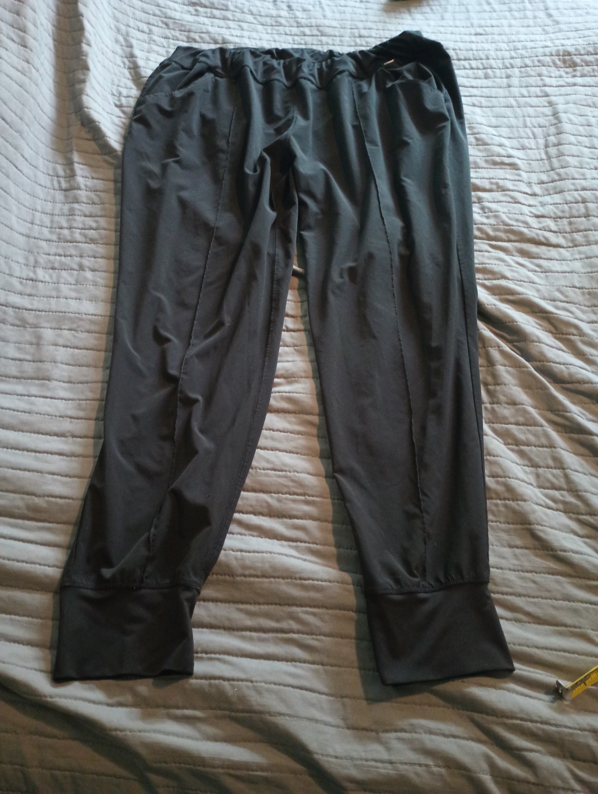 Pantalones de chándal Puma negros para mujer XXL cómodos bolsillos elásticos