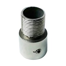 MARINE CITY Mount Antenna Base 1-Inch Tube 304 Stainless Steel for Boat