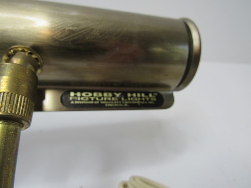 101 Wagner Vintage Hobby Hill HANG O LITE Picture Light Gold Enameled #P19 - Picture 7 of 7