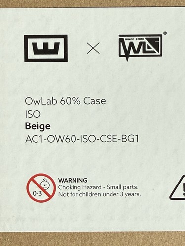 Wooting x OwLab OW60 Premium 60HE Case, ISO, Beige - Afbeelding 8 van 8