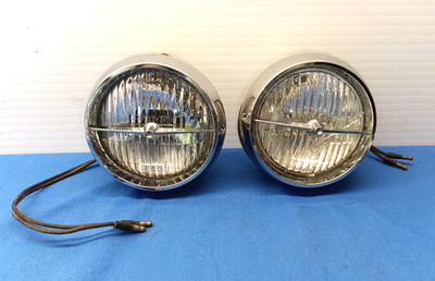 Pair of Vintage Original 1965-1967 Mustang GT Grille Fog Lights