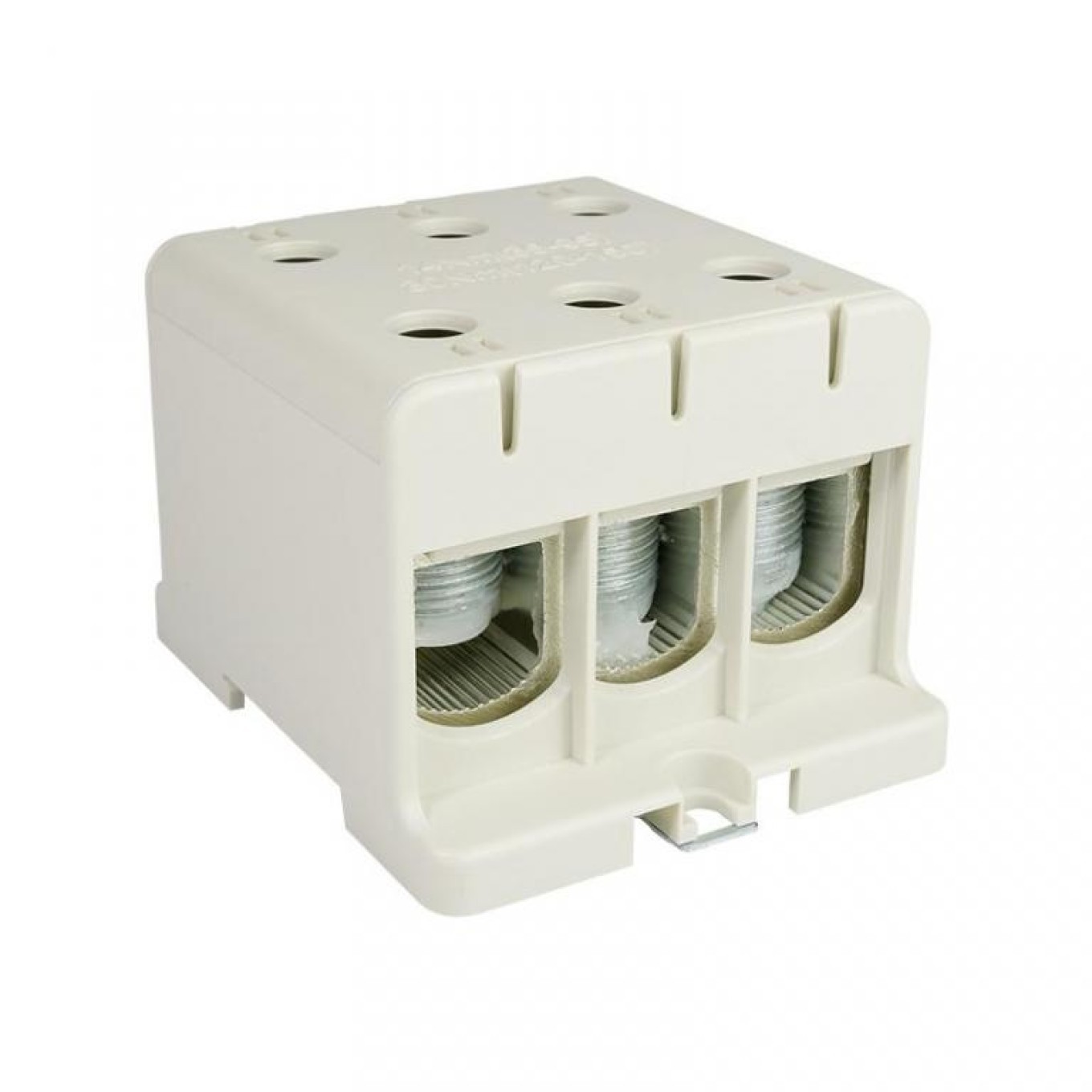 Distribution Block Junction 3 Pole AL/CU 3x150mm² Grey 48.3151