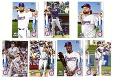 2020 Topps Update - TEXAS RANGERS Team set 