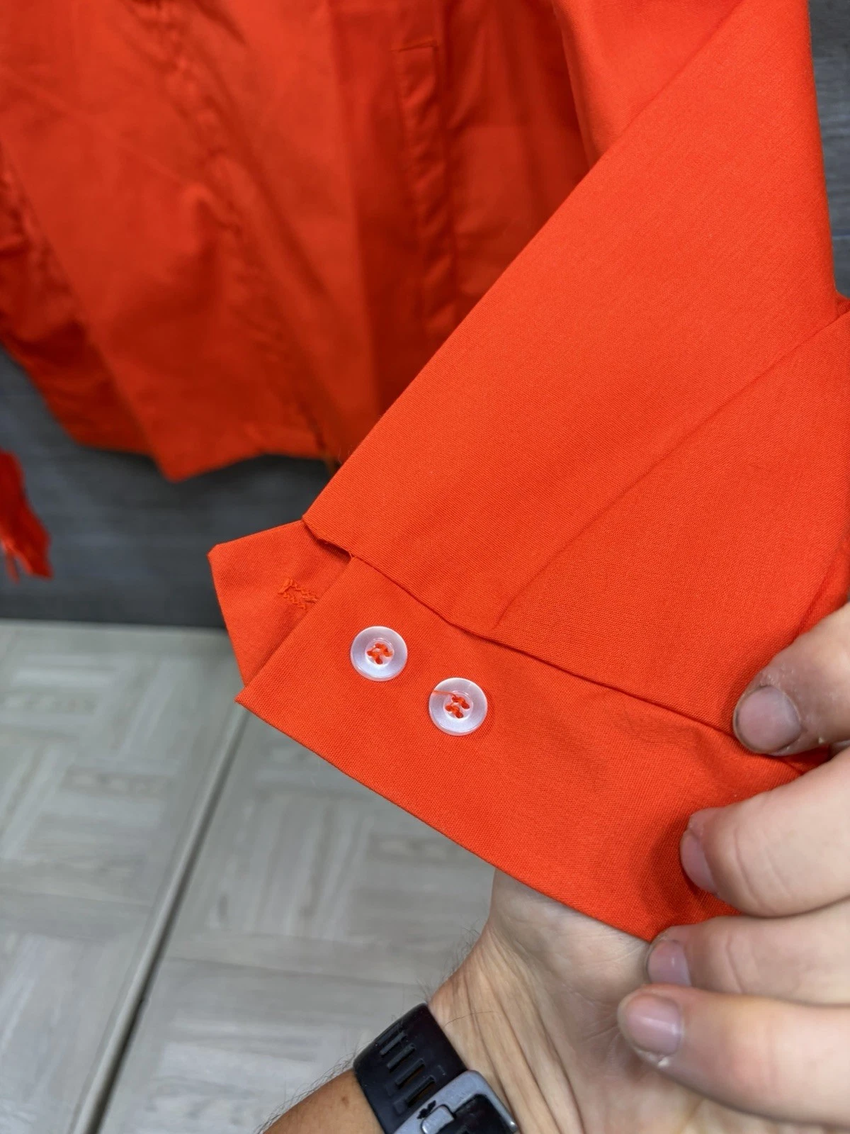 Vintage Swingster USA Made Golden Harvest Farming Jacket Men Medium Orange Ag - product detail image 8