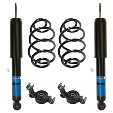 Sachs Rear Shock Absorber & Lesjofors Coil Springs Kit for 9-3 03-10 L4 2L Sedan