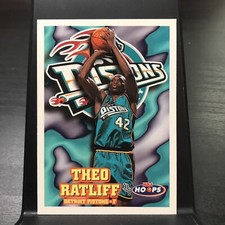 1997-98 NBA Hoops Theo Ratliff #51 Detroit Pistons 