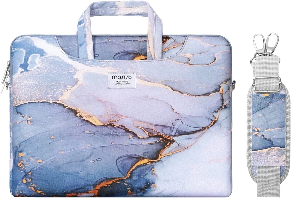 Maletín para portátil MacBook Air Pro 13 14 15 16 17 17,3 pulgadas para hombre y mujer Foto 2 de 4