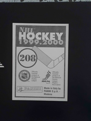 Panini NHL Hockey 1999 2000 99 00 ELIGE CUALQUIER PEGATINA CASI NUEVA/COMO NUEVA #201-360# - Imagen 15 de 297