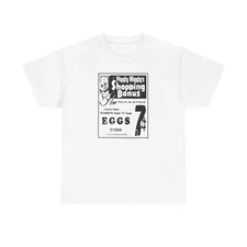 Vintage Egg Advertising Unisex Tee, 1964 Retro Graphic Shirt, 7 Cents a dozen,