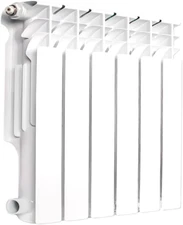 Wall-Mounted Radiator Heater with 6 Panels, Light Weight Aluminum Hot Water Radi