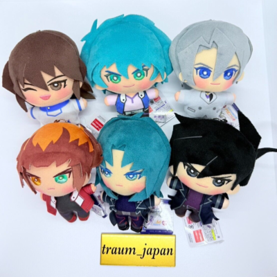 Yu-Gi-Oh ! GX SET 6 Mini Plush doll Mascot 5cm Minikore SK Japan