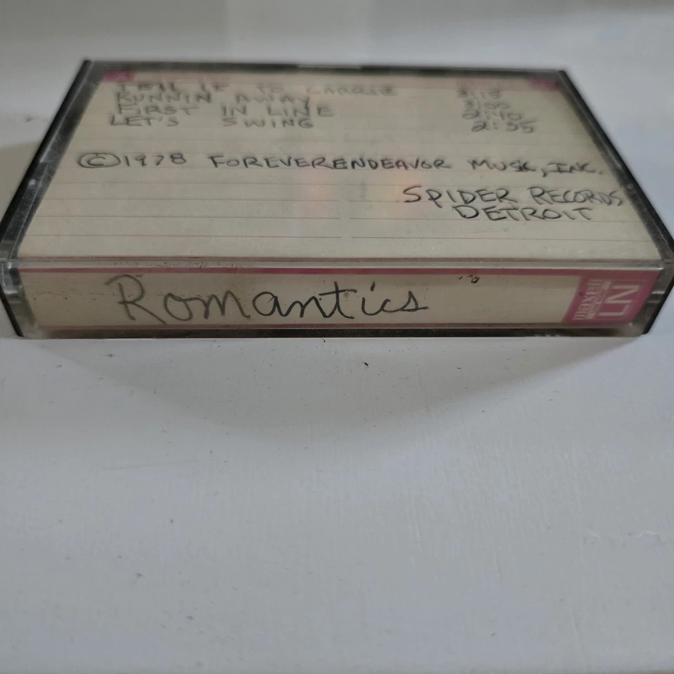 Original Master Cassette Tape Demo The Romantics Tell It To Carrie EP Spider Rec - Image 2 of 4