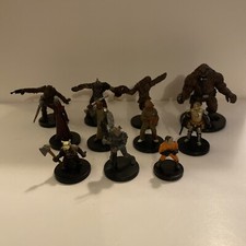 11 Star Wars Miniatures, Wookiee  Other Role Play lot 62 Role Playing Figures