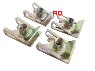 Rotax Max Original Air Box Befestigungsclips x4/Mutter Set nächstes Kart 