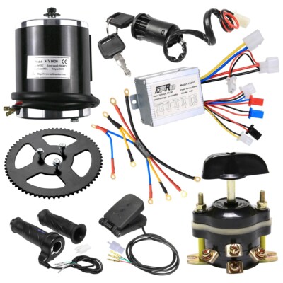 36V 500W Brush Motor Controller Reverse Kit E- ATV Go Kart Quad Golf Cart Drift