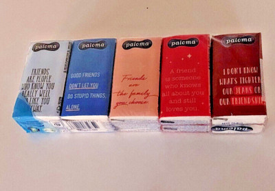 10 Pakete PAPIER PKT TASCHENTÜCHER ''FREUNDE SIND DIE FAMILIE, DIE SIE WÄHLEN'' usw. 4-lagig 10 pro Packung