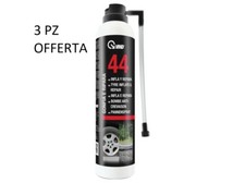 3 PZ GONFIA E RIPARA SPRAY 300ml VMD 44 per RIPARARE PNEUMATICI FORATI AUTO MOTO