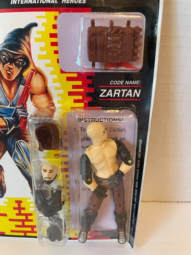 Rare 2001 Funskool India Gi Joe Zartan Black Elbows 1st Release Variant MOC NOS - Picture 2 of 8