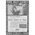 BORAX EXTRACT OF SOAP Edwardian Advertisement 1901