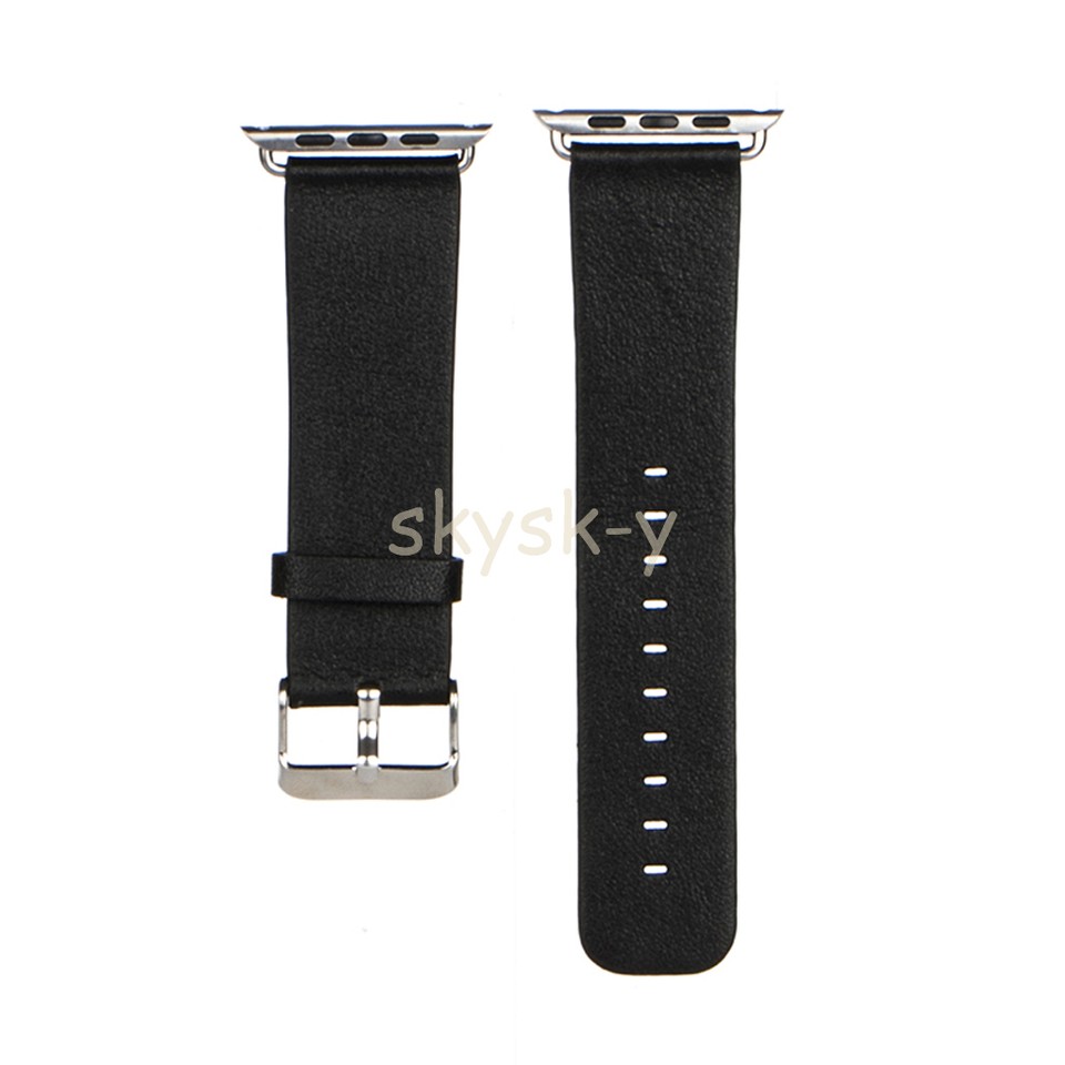 Genuine Leather Buckle Wrist Watch Strap Band Belt for iWatch Apple