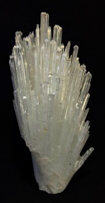 Pointed Scolecite blow spery shinny formation of Indian mineral specimen