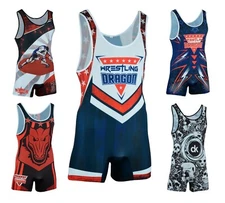 Dragon Men's & Adult Wrestling Singlet Suit Body wear Uniform singlets