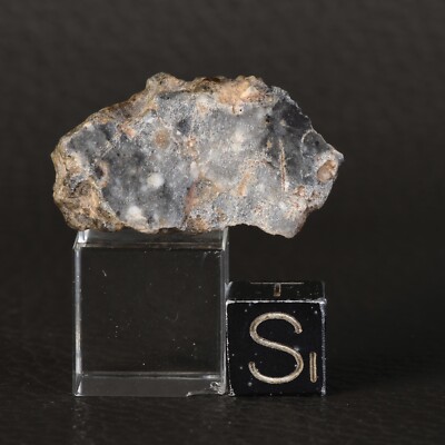 Meteorit Lunar Bechar 011 Von 5,42 G Achondrite Feldsp. Breccia Mond C58.2-37