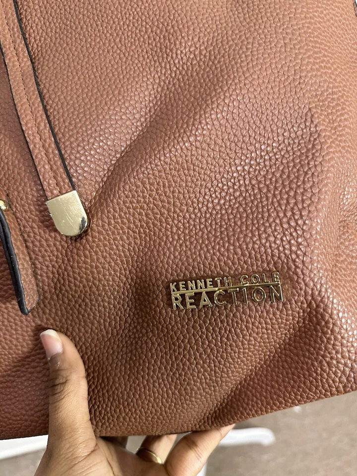 Kenneth Cole Reaction Women’s Brown Colored Leather Handbag  - Image 4 of 4