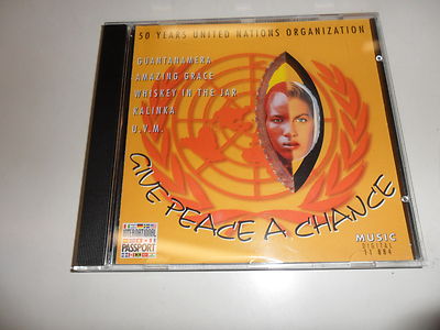 Cd   50 Years  United Nations Organization Give Peace a Chance
